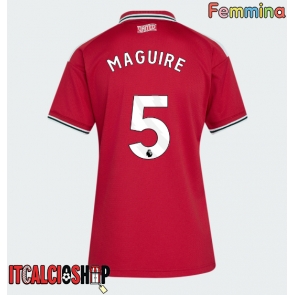 Manchester United Harry Maguire #5 Prima Maglia Femmina 2026-27 Manica Corta